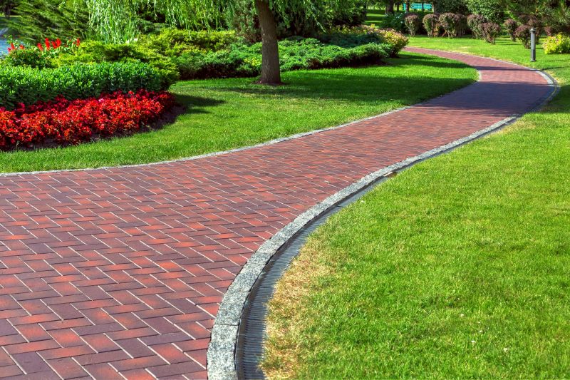 Colorful Brick Pathway