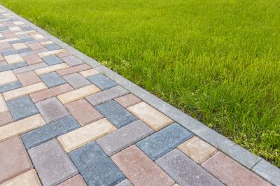 Multi-colored Paver Design